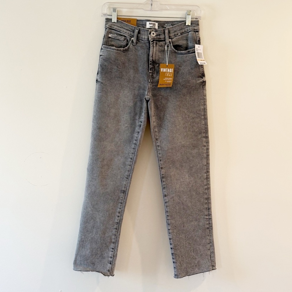 NWT Kenzie The Allie High Rise Slim Straight Vintage Luxe Jeans - Picture 1 of 11